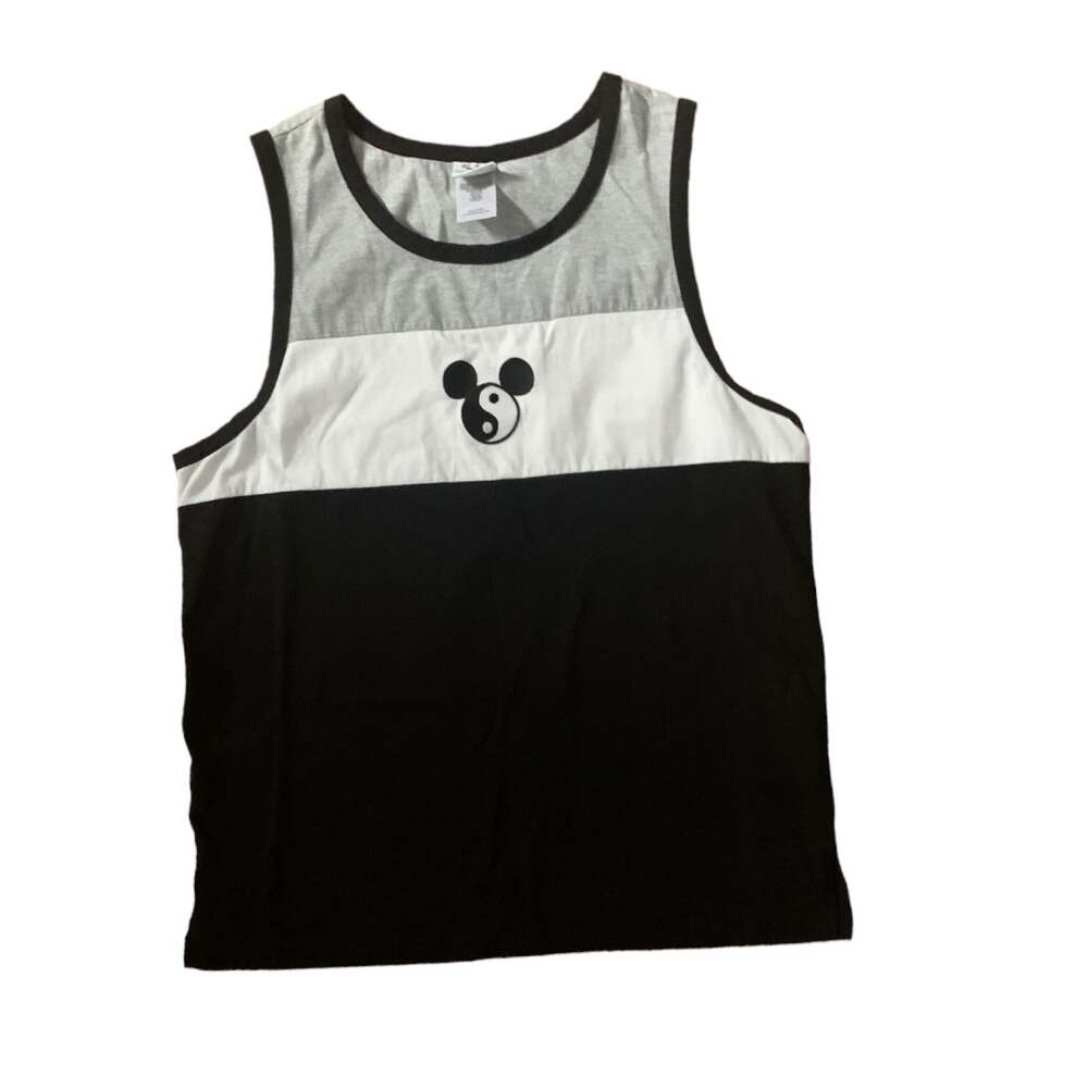 vintage Disney parks unisex large ying yang 90s tank boxy retro cool y2k